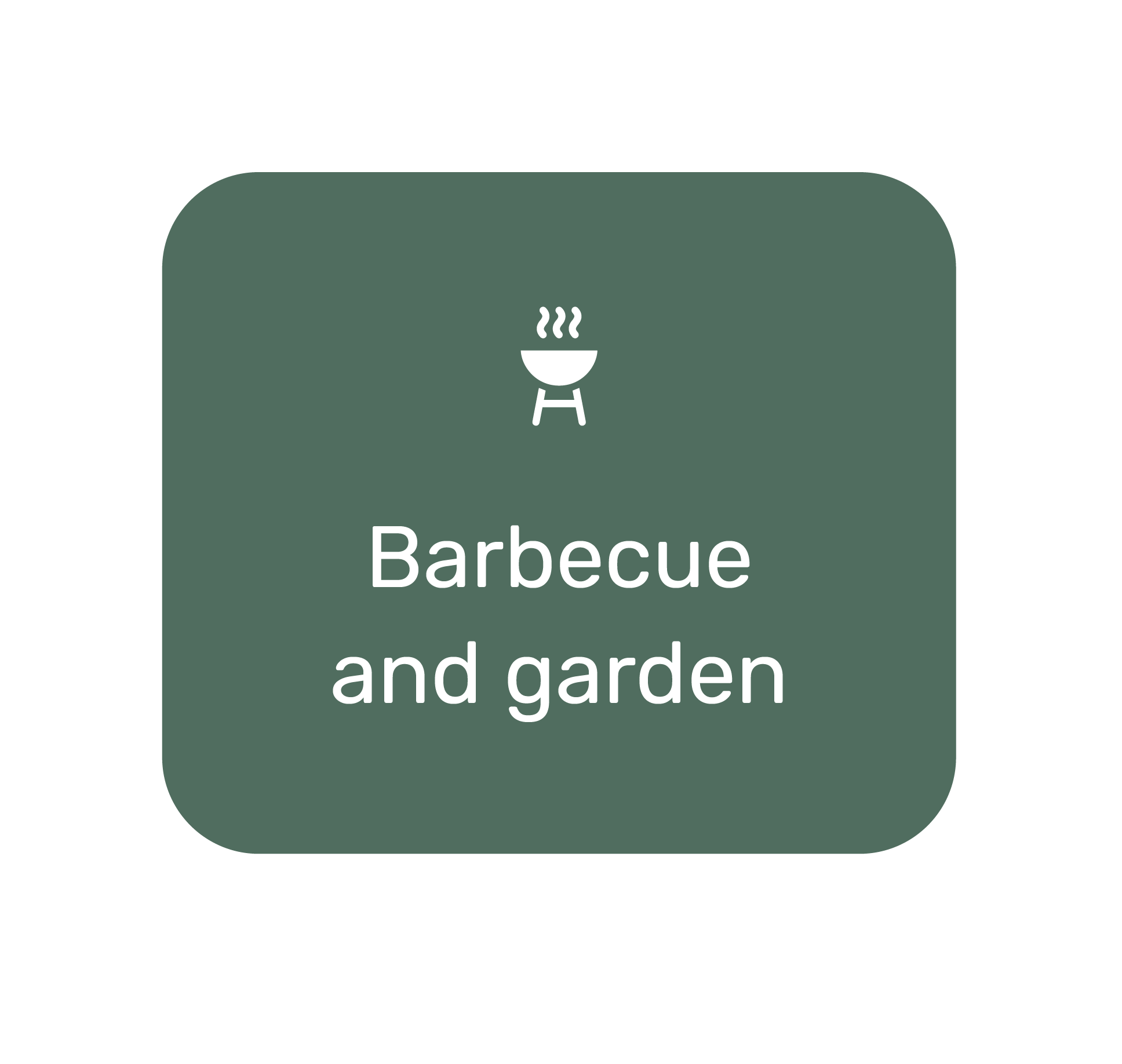 barbecue and garden